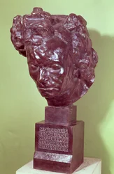 Portrætbuste af Ludwig van Beethoven (1770-1827) 1901 (bronze)